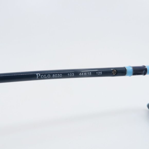 Polo Ralph Lauren 8030 103 Silver Metal/Navy Rectangle Kids New Eyeglasses. - Picture 9 of 11